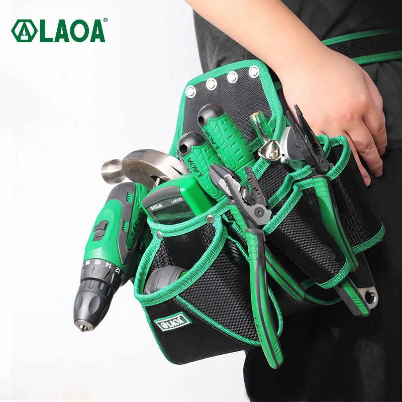 LAOA Multifunctional Woodworking Nailing Tool Waistpack Electric Drill  Multipurpose Electrical   Waisthang  Kit