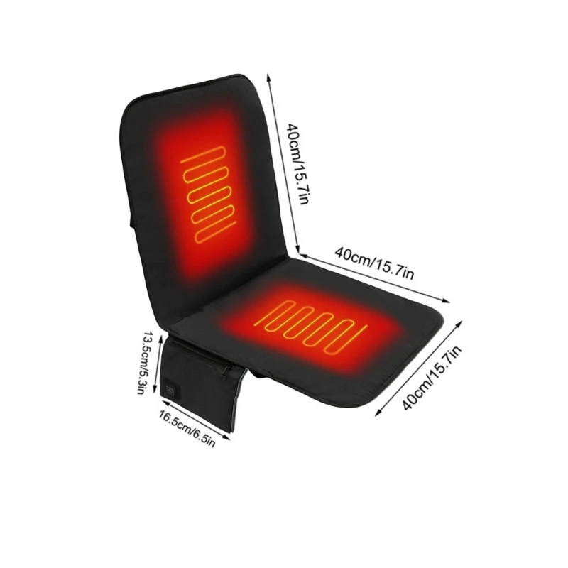 Recycelbares, transportables Heizkissen mit dreifacher Wärmeregulierung für Grasstühle und -ständer JOME
