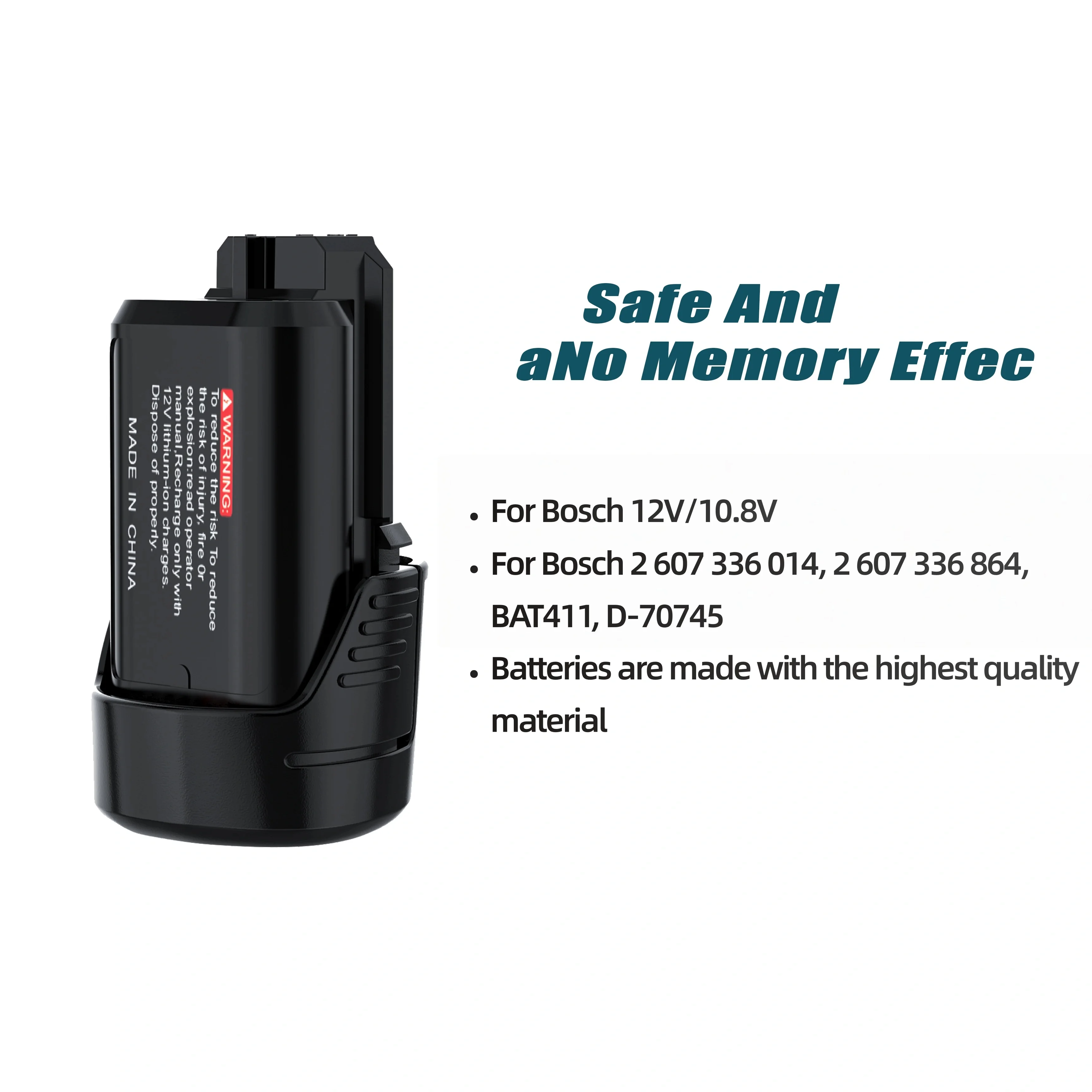 Zestaw baterii Bosch BAT411 3000mAh 12V BAT412A BAT414 BAT412 D-70745GOP Li-ion do elektronarzędzi, akumulatorowe, zakup hurtowy — zdjęcie produktu 5