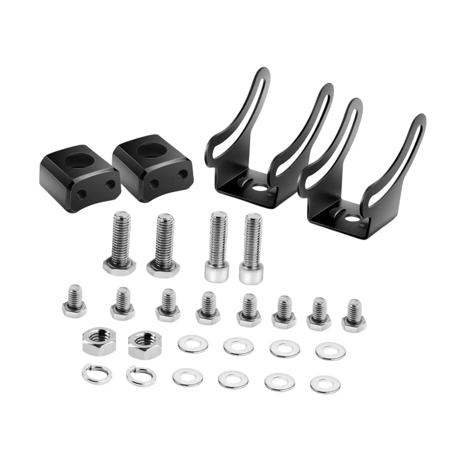 2x LED Light Bar Base Mounting Bracket 90034B Replacement Side Bracket Kit Sturdy Easy to Install Professional Universal