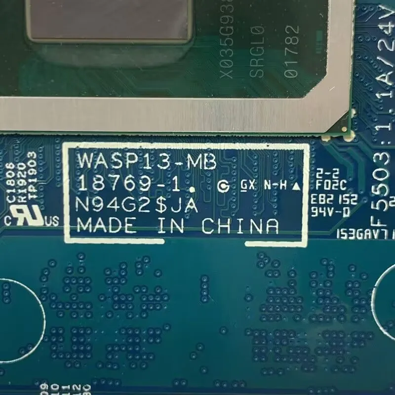 

01NFHD 1NFHD CN-01NFHD With SRGL0 I3-10110U CPU Mainboard 18769-1 For Dell 5390 5391 Laptop Motherboard 100% Fully Working Well