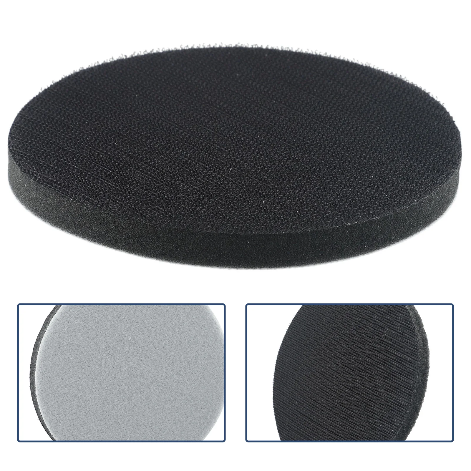 5 Inch Soft Sponge Interface Pads 125mm Sanding Pads Hook-Loop Sander Disc Surfaces Polishing Buffer Backing Mat Abrasive Tools