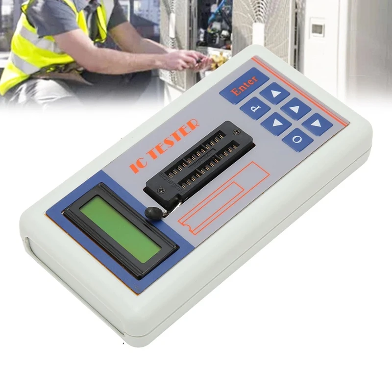 Integrated Circuit Tester, IC Tester with 5V 3.3V AUTO Modes, for Interface Chips Optocoupler Operational Amplifiers-A62I