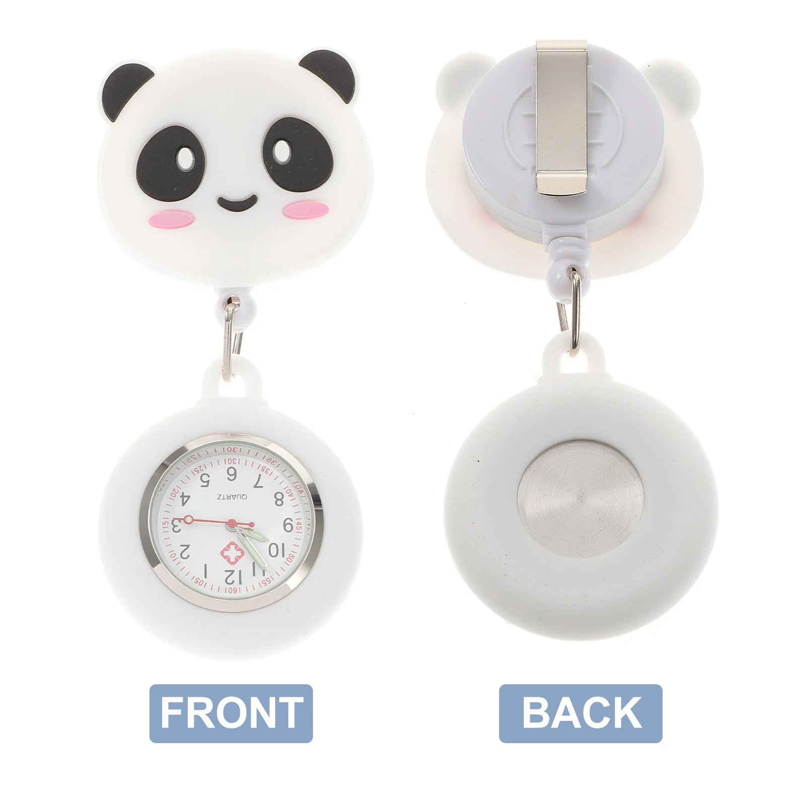 Montre de poche Panda extensible, suspendue, Design Simple et pratique, belle apparence, matériaux sûrs, pas besoin de décollage