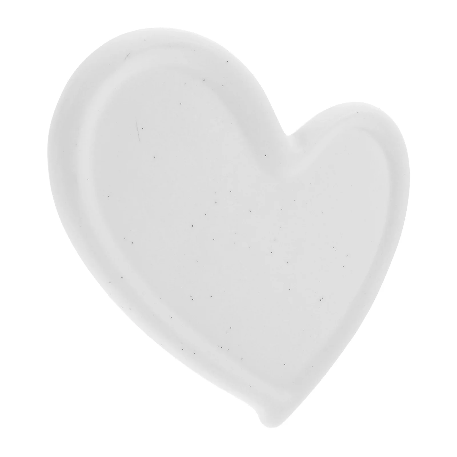 

Ceramic Jewelry Holder Tray Female Necklace Heart-shaped Plate Decorative Display