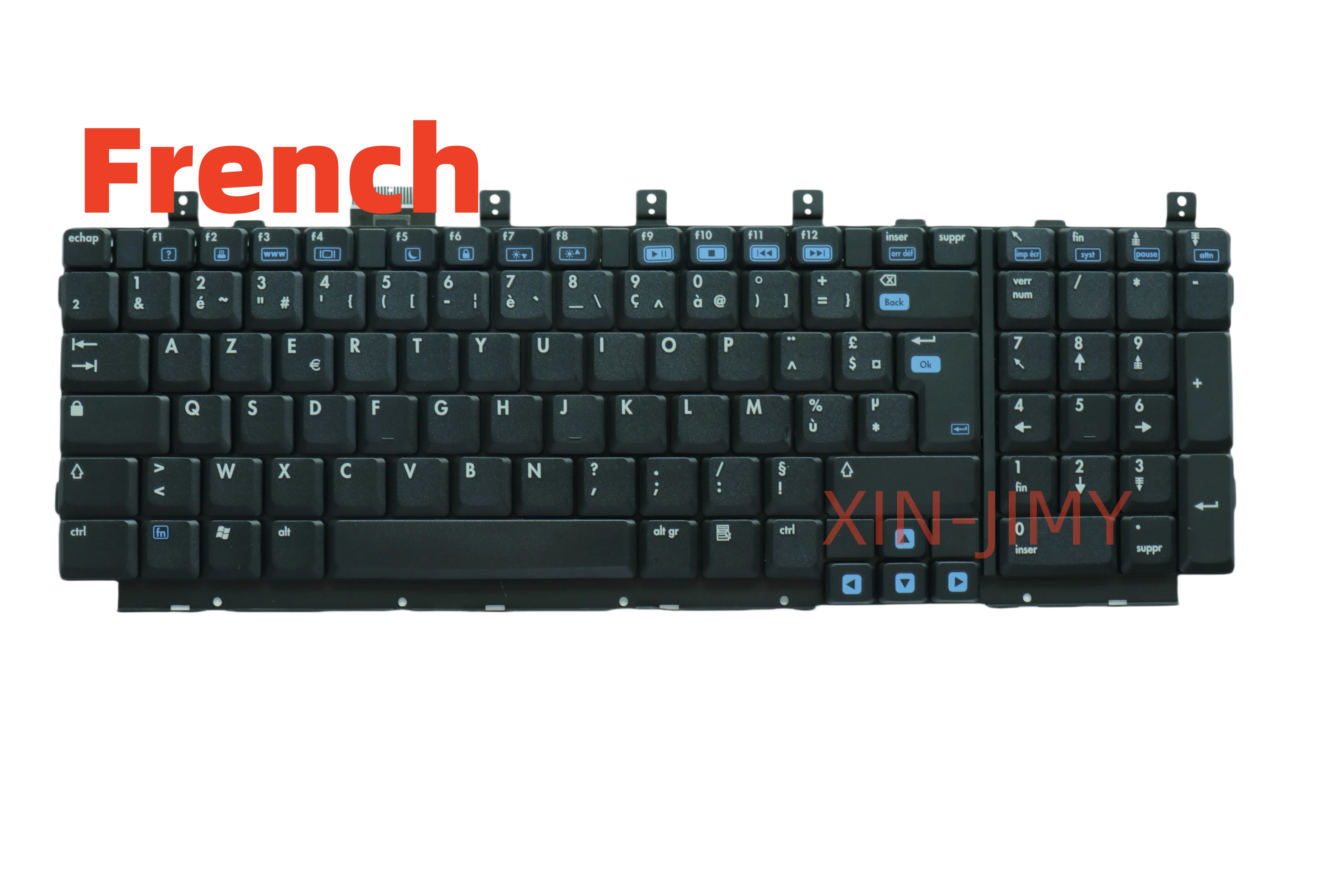 French Laptop Keyboard for HP Pavilion dv8000 dv8100 dv8200 dv8300 dv8400 FR layout