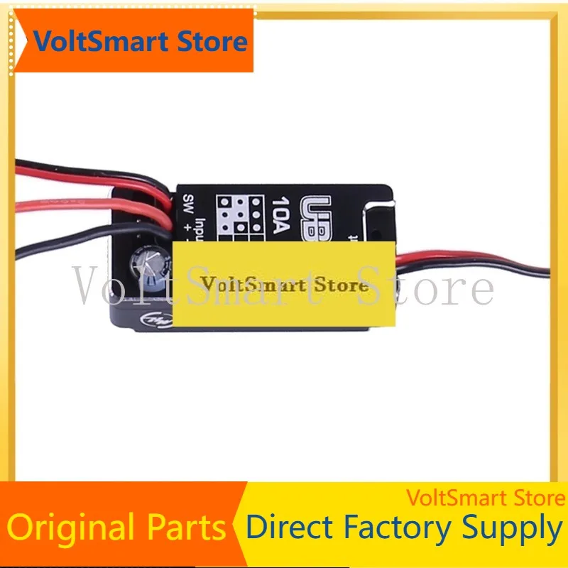 VoltSHobbywing New Waterproof UBEC 10A Voltage Regulator Module 2-6S 6/7.4/8.4V 10A Adjustable Metal Shell BEC For RC Car Parts