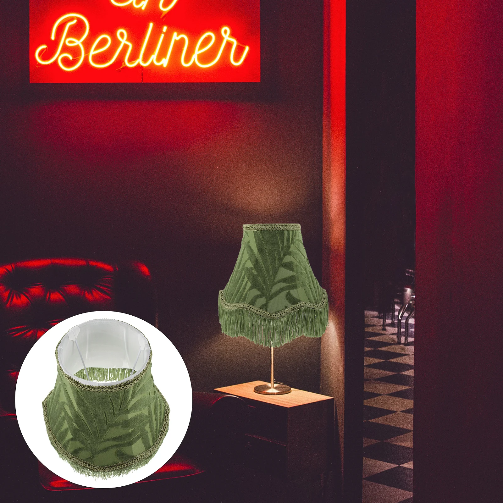 Modern Delicate Lamp Shade Cloth Metal Small Shades for Desk Bedside Table Indoor Lighting Dustproof Replacement