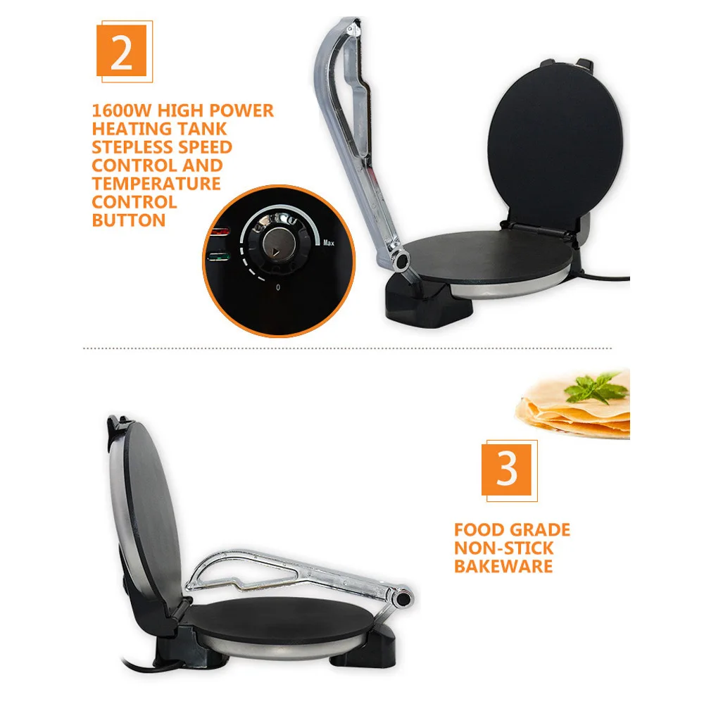 Kommerzielle Pfannkuchenmaschine Crêpe Maker Pizza Pfannkuchenmaschine Kuchen Sandwich Pfannkuchenmaschine Grill Steak Elektrische Backform