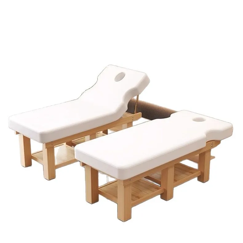 Multifunctional solid wood beauty bed, massage bed, special eyelash bed for beauty salons, physiotherapy clini