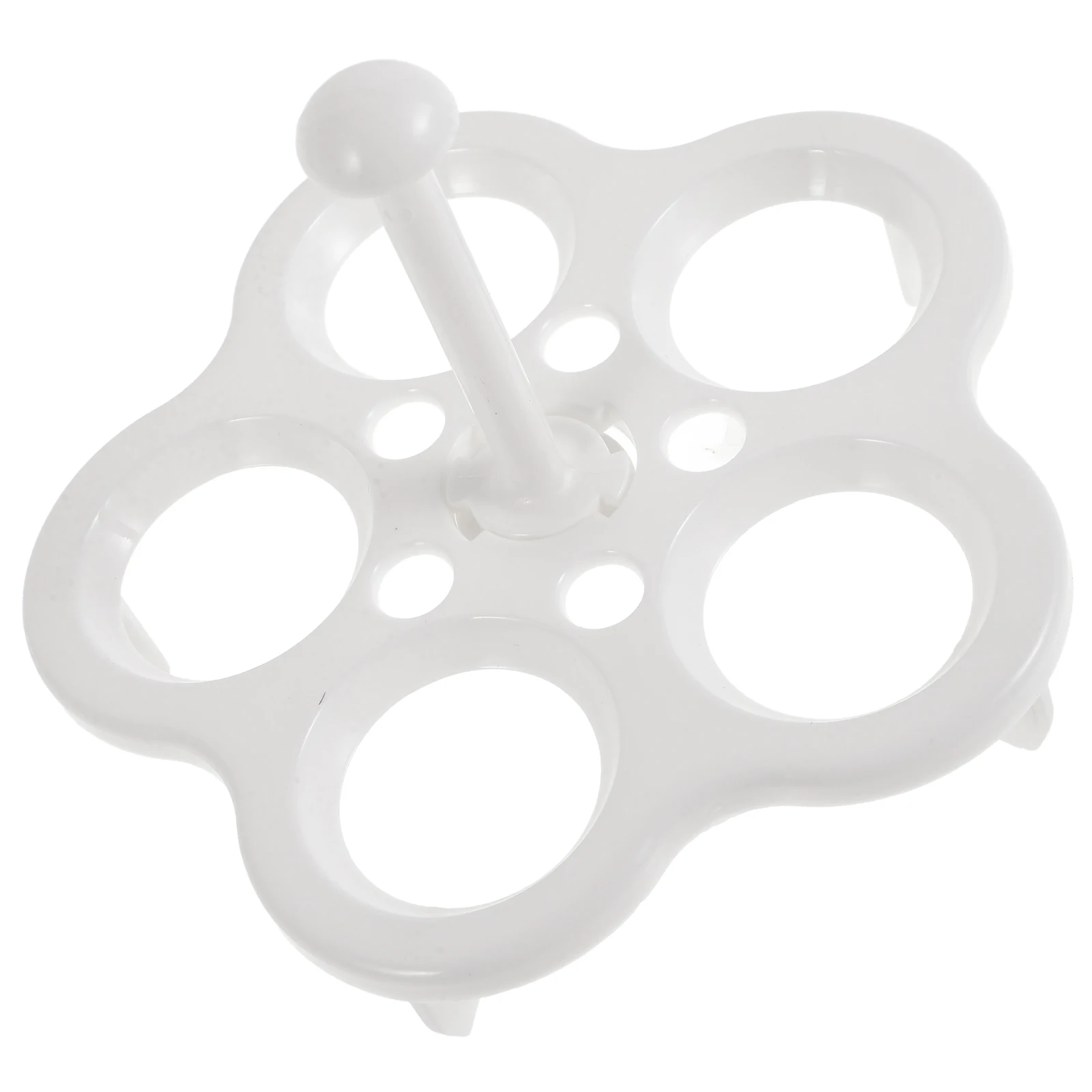 

2Pcs Egg Steaming Rack Heat Resistant Egg Holder Boiled Eggs 5-Grid Steaming Cooking Rack Multipurpose Kitchen Supplies