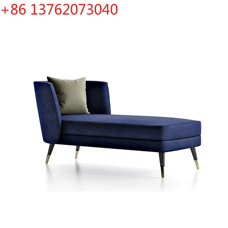 

NEW in 2022 Modern living room sofa bed navy blue velvet chaise loungeRecliner Chair Relaxing chair Armchair Lounge chair