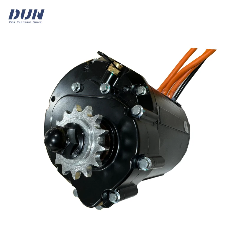 QS138 V3 90H 4000W Liquid Cooled PMSM Motor With Reduction Gears Box,Better Temperature Resistance