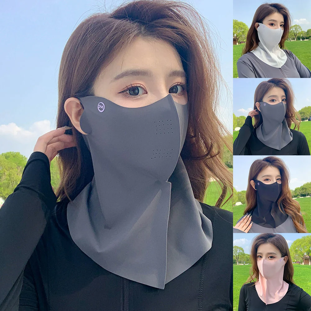 

﻿ 1 шт. дышащая летняя уличная защита для лица остаются прохладу, защищенная от маски, дышащая защитная маска для лица с защитой от ультрафиолета