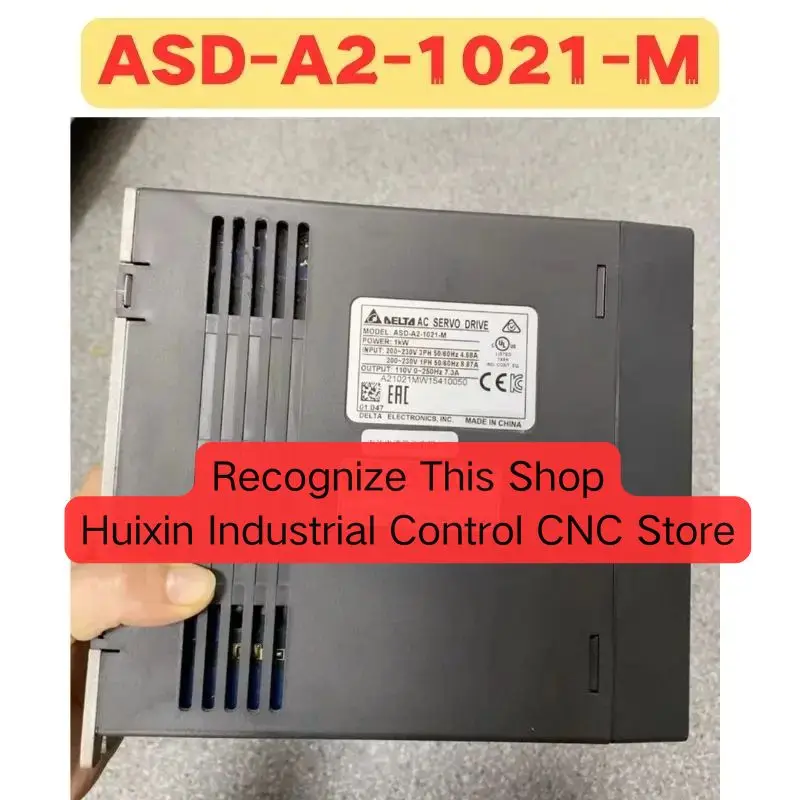 Used Servo Drive ASD-A2-1021-M ASD A2 1021 M Normal Function Tested OK Expedited Delivery