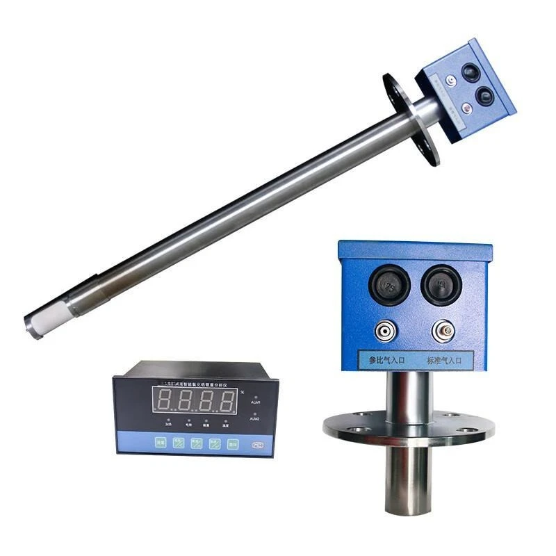 Zirconia analyzer Boiler chimney pipe content detection probe High temperature resistance in-line insertion