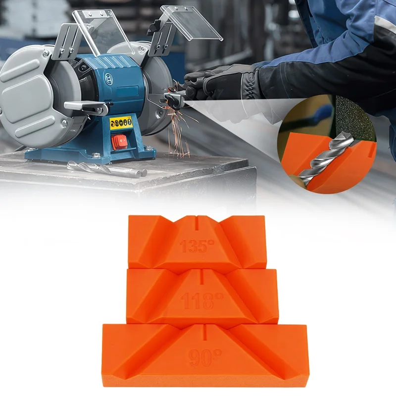 90° 118° 135° Drill Bit Sharpener Grinder Polisher For Drill Grinding Tool Drill Bit Sharpening Jig Angle Meter Attachment