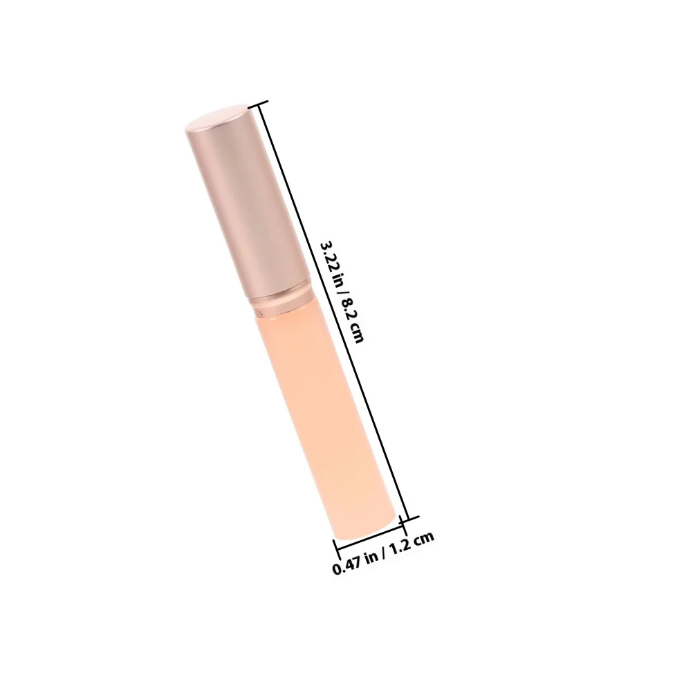 4 stuks siliconen lippenborstel herbruikbare ronde kop zachte draagbare lippenstift lippenbalsem make-up applicator voor reizen lippenstiftborstel