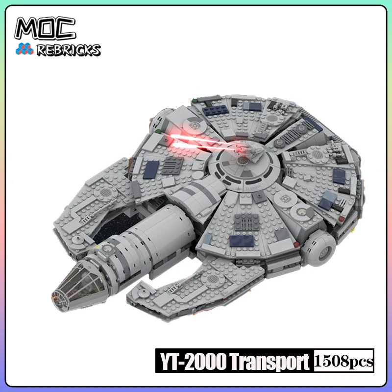 Space War Series MOC Bricks YT-2000 Large Spacecraft Building Block Model Set DIY Assemble Children's Toys Christmas Gifts