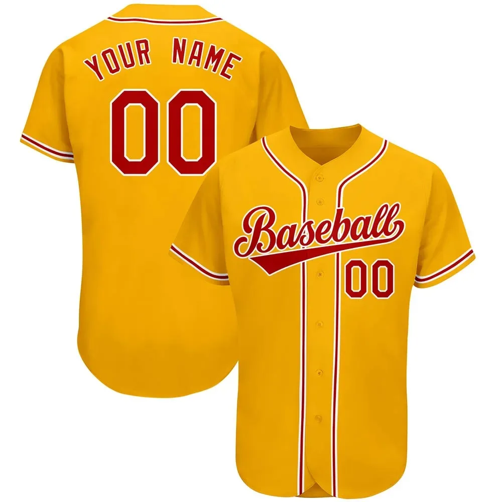 

Baseball Jersey Customizable Team Shirt Print Personal Name Number Stripe Hip Hop Sportswear Baseball T-shirt Men Women Kids top