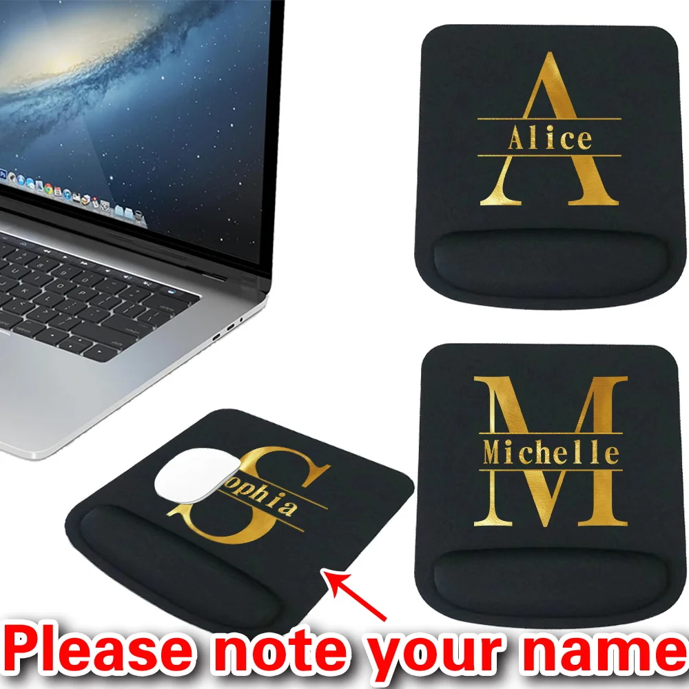 

Personalized Customized Mouse Pad with Gel Wrist Rest for Office and Games.