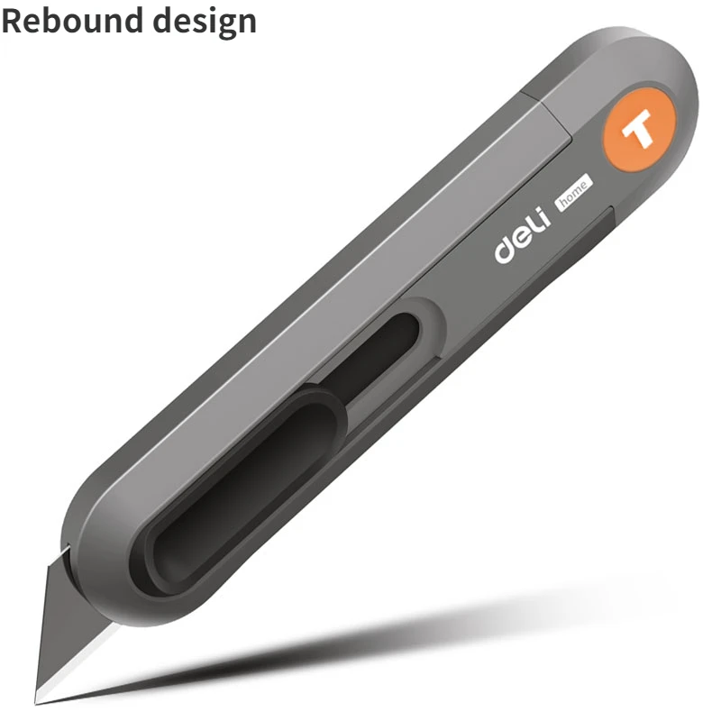 Deli 1/3-teiliges Allzweckmesser-Set, multifunktional, selbstsichernd oder Rückprall-Kunstmesser-Sets, tragbar, für Büro und Zuhause, Kurier, Unboxing-Messer
