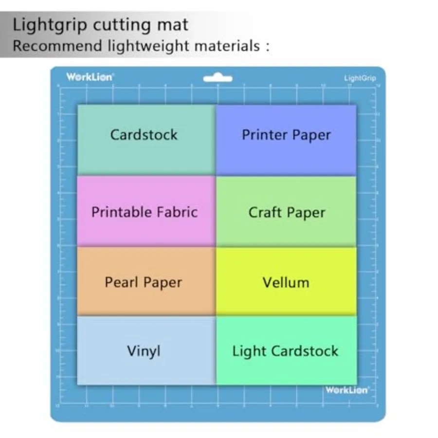 Cutting mat 12x12 Compatible With Silhouette Cameo 4/5/3/2/1 6 mats-4 Standard Adhesive, 1Light Adhesive, 1Strong Adhesive Adhe view 5