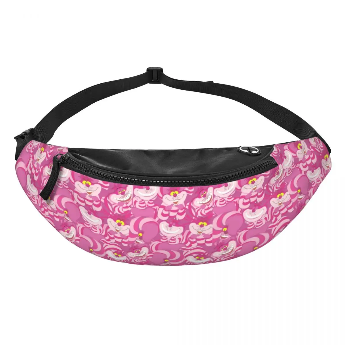 

Custom Fashion C-Cheshire Anime Cat Fanny Pack for Traveling Men Women Crossbody Waist Bag Phone Money Pouch