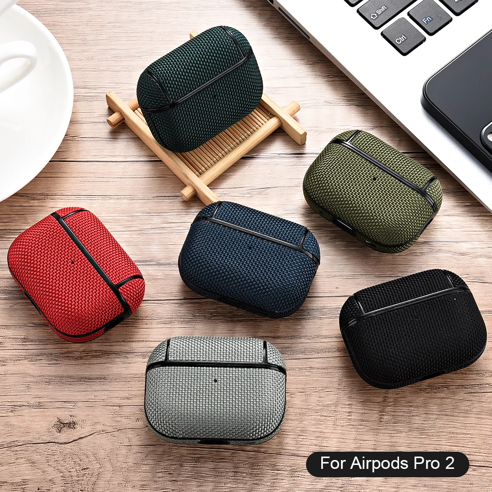 สําหรับ AirPods Pro 2 กรณีหูฟังไร้สายกันน้ํา NYLON PC หูฟังสําหรับ Apple Air Pods 3 1 Pro 2 รุ่น 2022