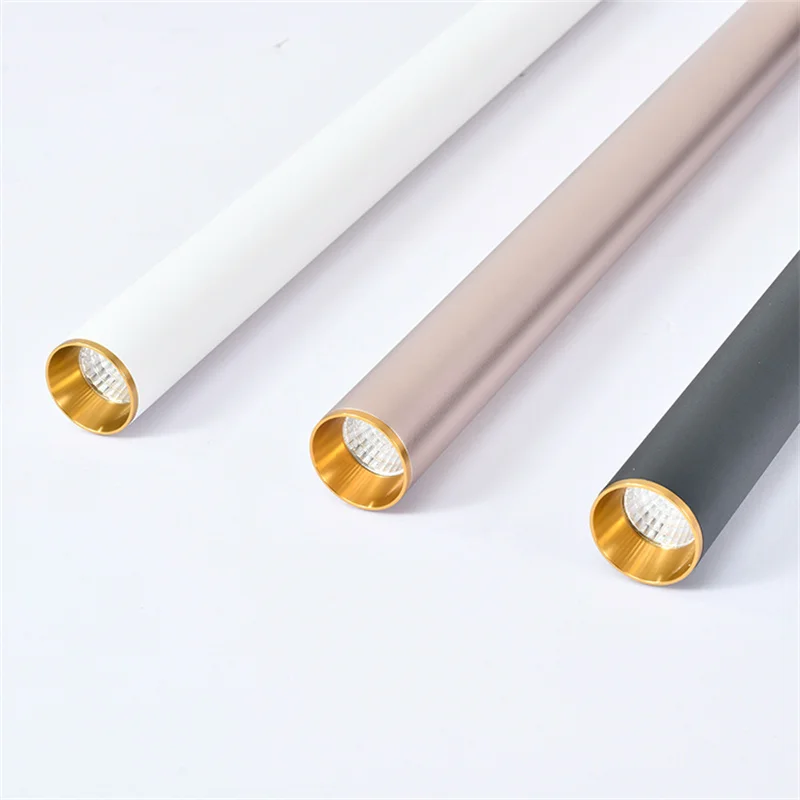 Cylindrical Dimmable decoration LED Pendant Light Long Tube Light 5W7W9W12W Kitchen Restaurant Shop Bar Line Background Lighting