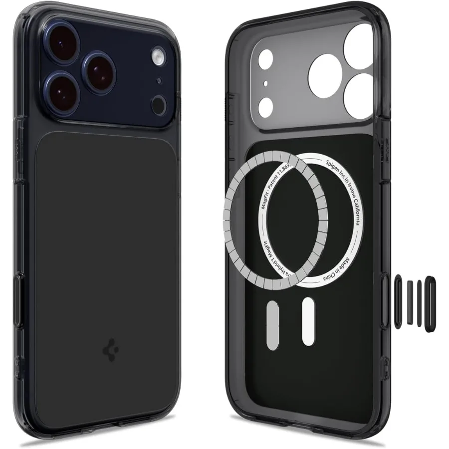 

Чехол для iPhone 17 Pro Ultra Hybrid T MagFit с кнопкой управления камерой, предназначенный для повышенной защиты и бесшовных Magsafe