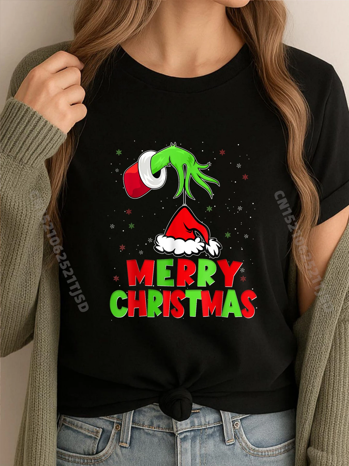 

Роскошная футболка Merry Christmas Xmas Santa, летние футболки с аниме