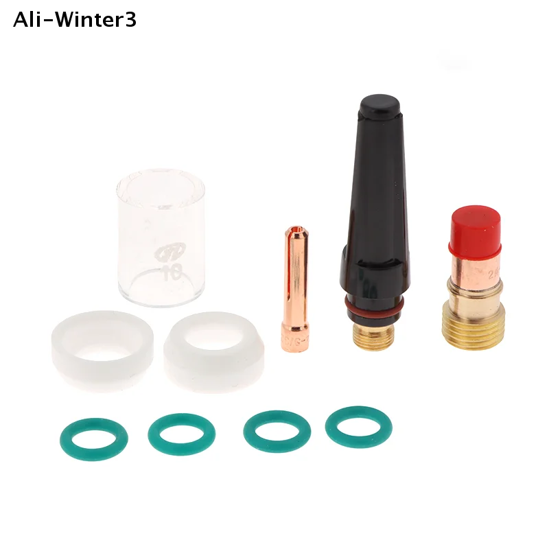 

【WH】Набор из 10 сопел для сварки WP-17/18/26, комплект стеклянных колб Pyrex, набор сварочных сопел для аксессуаров к горелкам, принадлежности для пайки