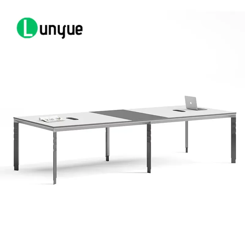 Luxury Modern Commercial Office Conference Table 6 8 10 Seats Veneer Laminated Wood Meeting Desk for Business Boardroom