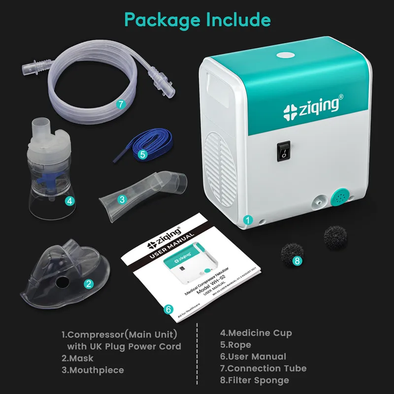 New Compressor Medical Inhaler Nebulizer humidifier For Kids Adult Asthma Atomizer inalador nebulizador Household Health Care