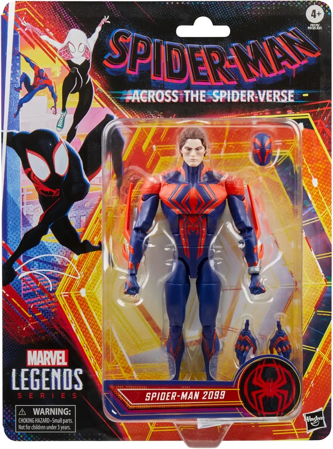 Marvel ATIONS End Series Spider-Man Action Figure, Spider-Man: Across the Spider-Verse Collecemballages Toys, Kids Gift, New, 6 ", 2099