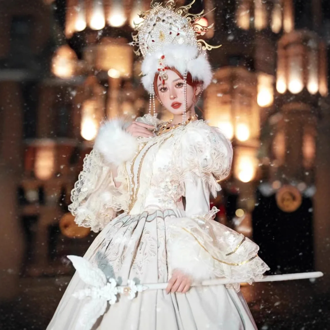 ยุโรปคลาสสิก Retro ยุโรปชุดกระโปรงศาล Stage Photo Group Party Catwalk ชุดผู้หญิง Vestidos Para Festas