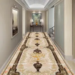 Tapis de couloir long européen rétro, tapis de sol lavables pour la décoration de la maison, bande de couloir d'hôtel, tapis d'escalier de villa, lea