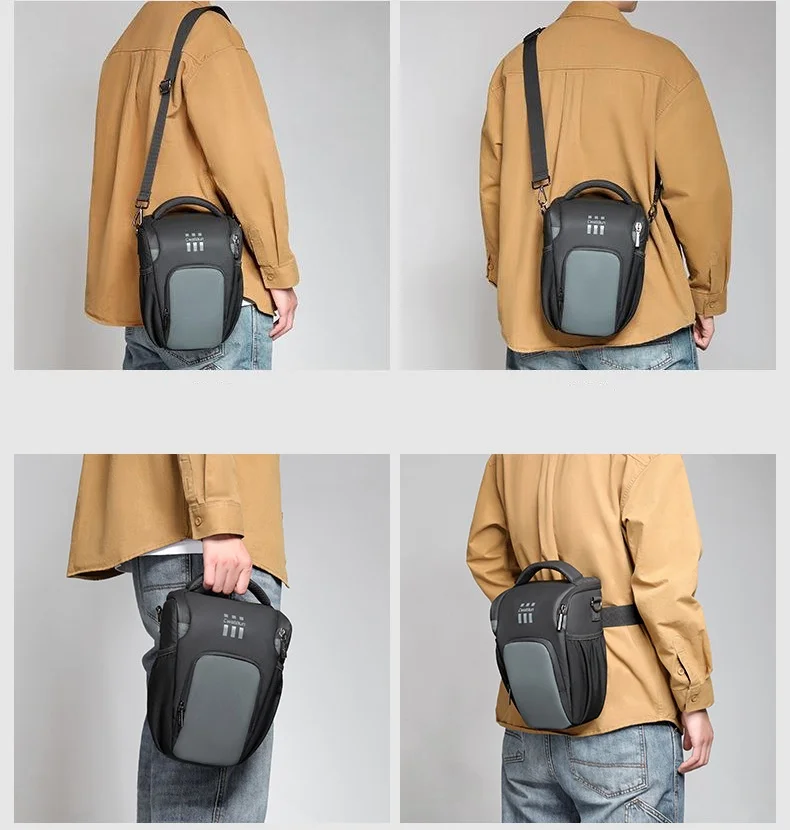 camera sling bag Waterproof Photography Crossbody Camera Bag DSLR/SLR/Mirrorless Camera shoulder bag Triangle camera waist pack