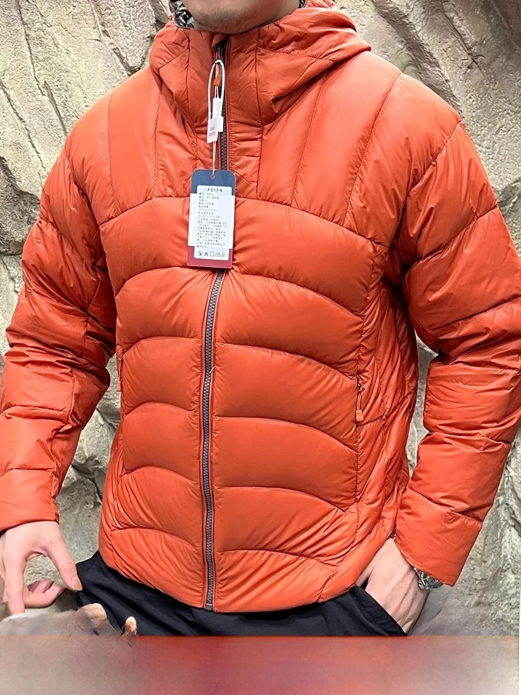 

High Loosen 90 Du down Filling Winter Outdoor Men's Warm Anti-Cold down Jaet Waterproof Windproof Thiened Zipper Clo...