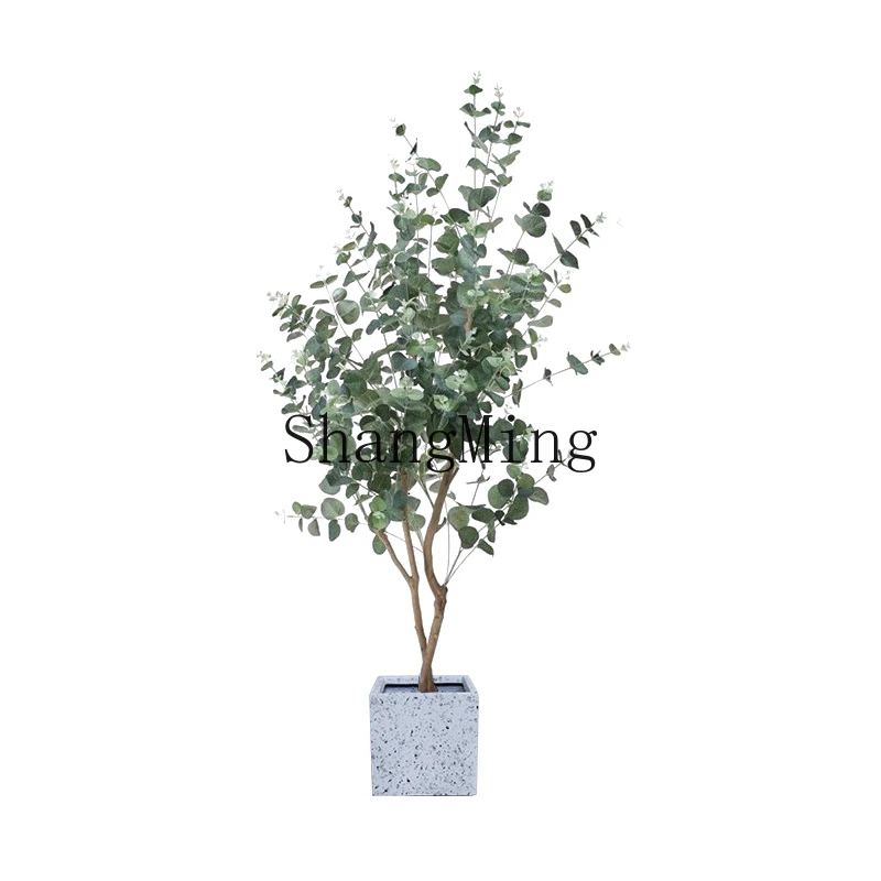 

CL fake green plant decoration simulation plant indoor living room floor-to-ceiling large potted plant ornament fake tree