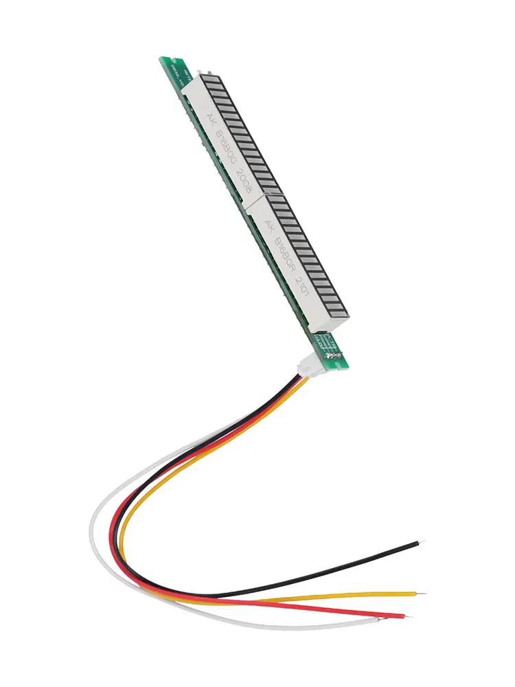32 LED Bar Array VU Meter Level Indicator For Music Sound Audio Display Analyzer With AGC Mode 24 Green 8 Red