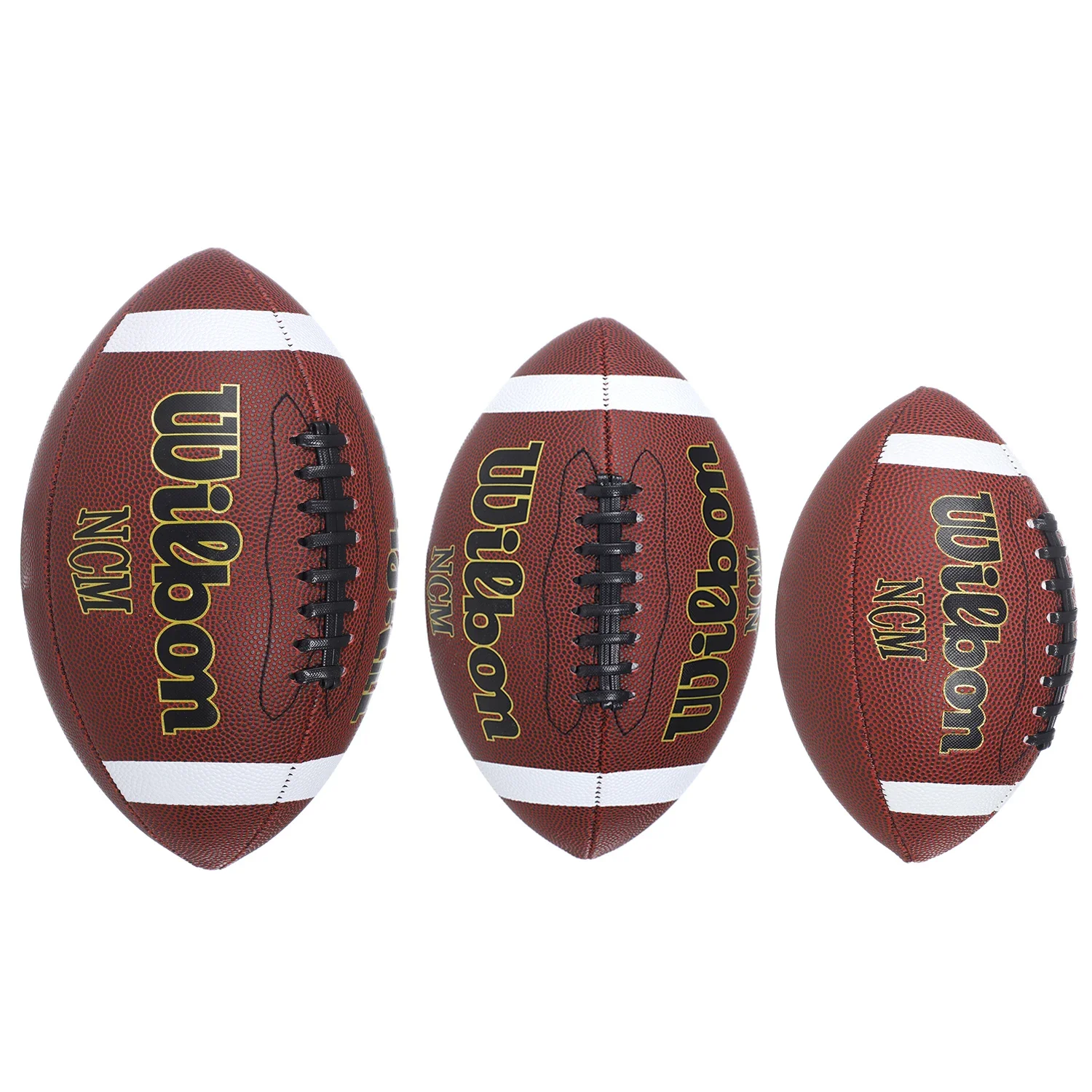 1 Pcs Standard Rugby Ball for American Football Training Game Size 3 Size 6 Size 9