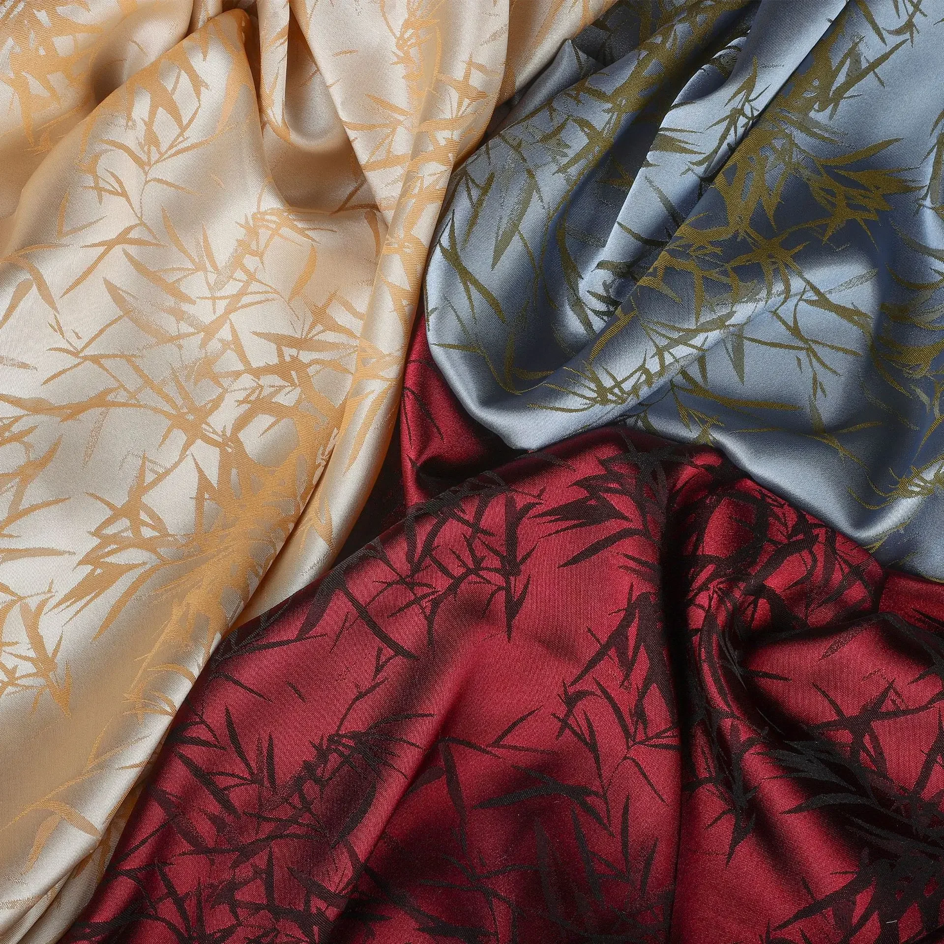 

Доступны 3 цвета-117 см бамбуковая жаккардовая ткань с полиэстером и спандекс синий/красный/бежевый платье, одежда, куртка, ткань для шитья Y172