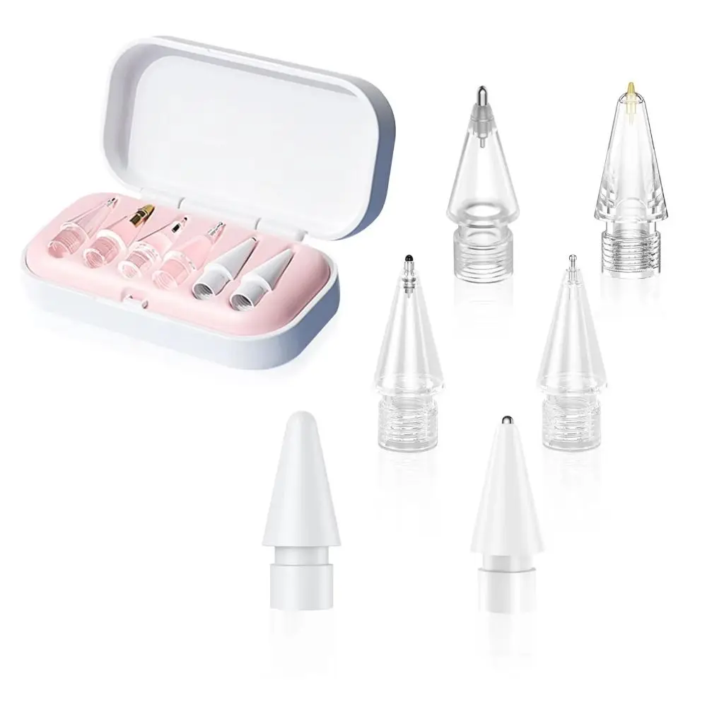 Replaceable Pencil Tips Anti-scratch Shockproof Tablets Pen Nibs PP Lining Portable Stylus Nib for Apple Pencil for Apple Pencil