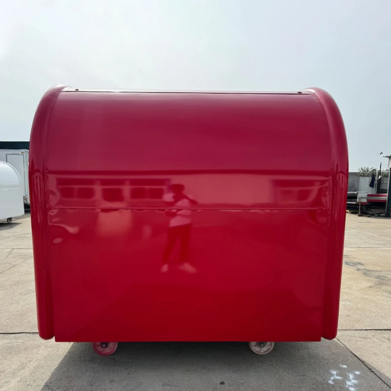 

Luxury Food Trailer with Full Kitchen Pizza Food Truck Restaurant Concession Trailer Mobile Hot Dog Vending Truck