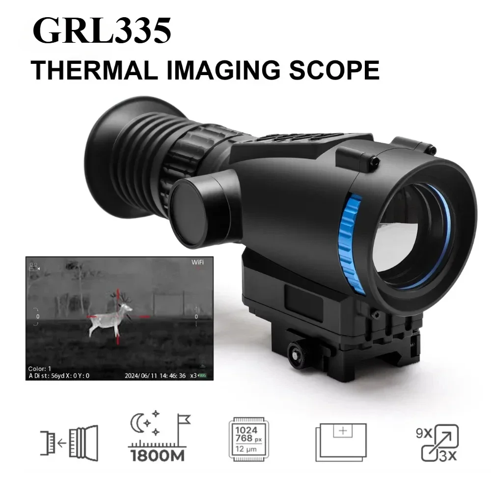GRL335 بعض الأغراض Тепolivzor 3-9X Zoom 384*288