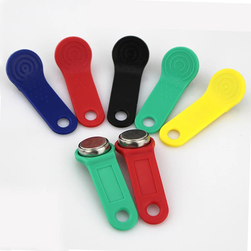 Multicolor 50pcs/lot Rewritable RFID RW1990 iButton TM Touch Memory Clone Duplicate Key Copy Card Sauna Key