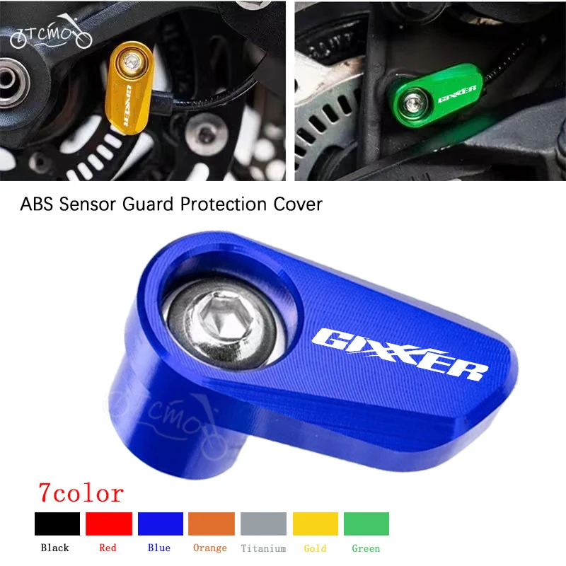 Protector de Sensor ABS para Rueda Trasera de Motocicleta CNC, Compatible con GIXXER 250 SF 150 125 155 GSX-S 150 125, Accesorios