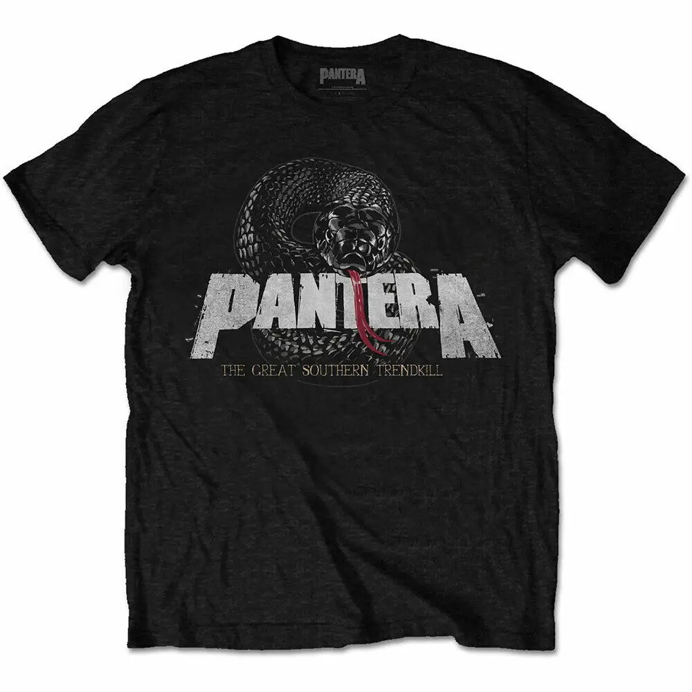 

Pantera Snake Logo Official Tee T-Shirt Mens Unisex